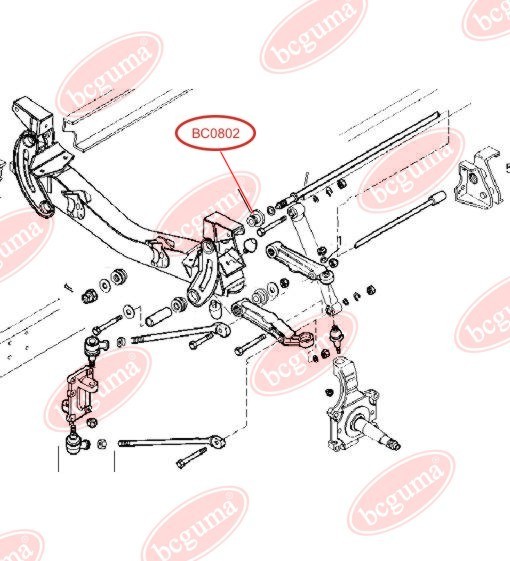Втулка торсиона передней подвески Iveco Daily II (d=31)