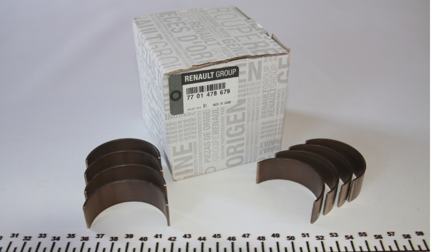 Вкладыши шатунные 2.2-2.5dCi STD
