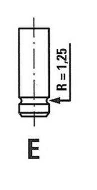 Клапан впускной 1.9dCi 01-  MASTER