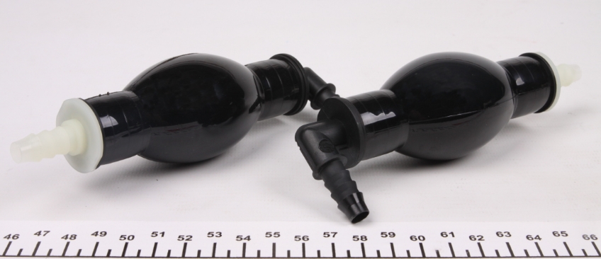 Насос подкачки топлива, (прямая  90* всторону) 8mm