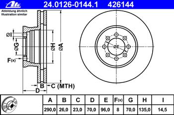 Диск тормозной передний DB616