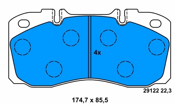 Колодки передние 06- 65C15-18