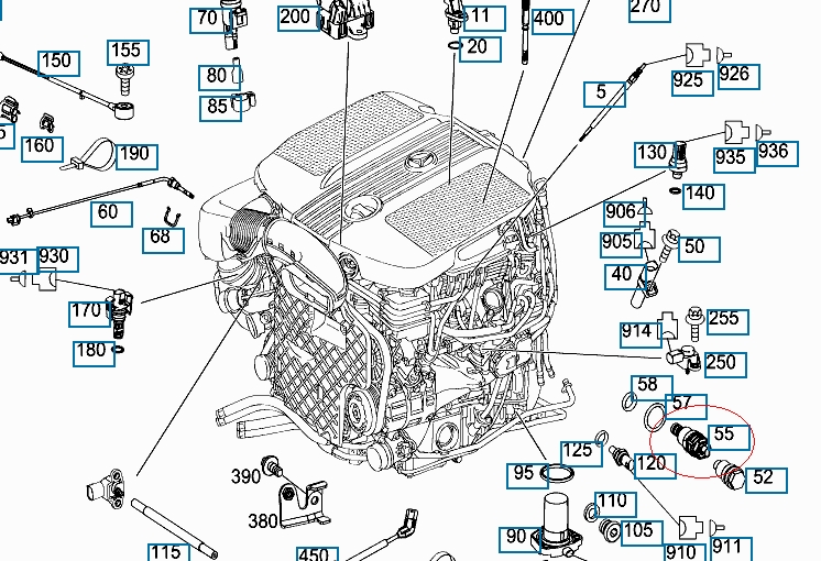 Гидравлический клапан OM651 2.2CDI 09-
