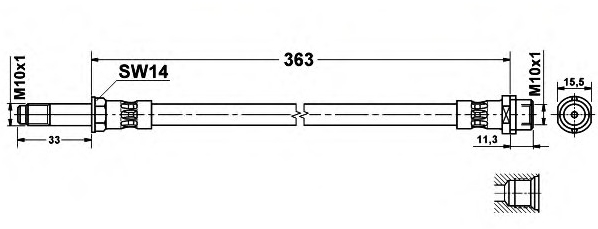 Шланг тормозной после 96 года