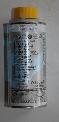 Тормозная жидкость, 0,25л. DOT-4