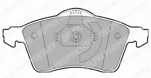 Колодки передние R15 с 1996-2003 тип ATE